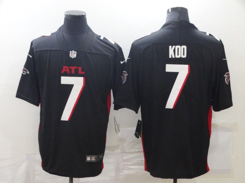Men Atlanta Falcons 7 Koo Black Nike Limited Vapor Untouchable NFL Jerseys